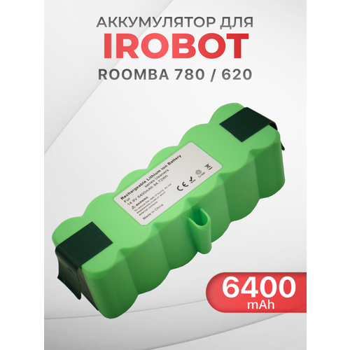 фото Аккумулятор для irobot roomba 780, 620, 880, 980, 630, 600, 760, 700, 870, 650 (14.8v, 6400mah) unbremer