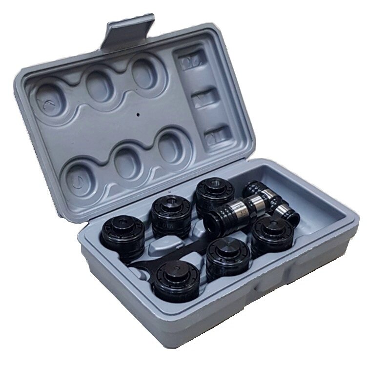 Набор резьбонарезных цанг с обгонной муфтой для машинных метчиков Partner ISO-TC820, 9шт (M6-8, M10, M12, M14, M16, M18-20, M22, M24, M27-30)