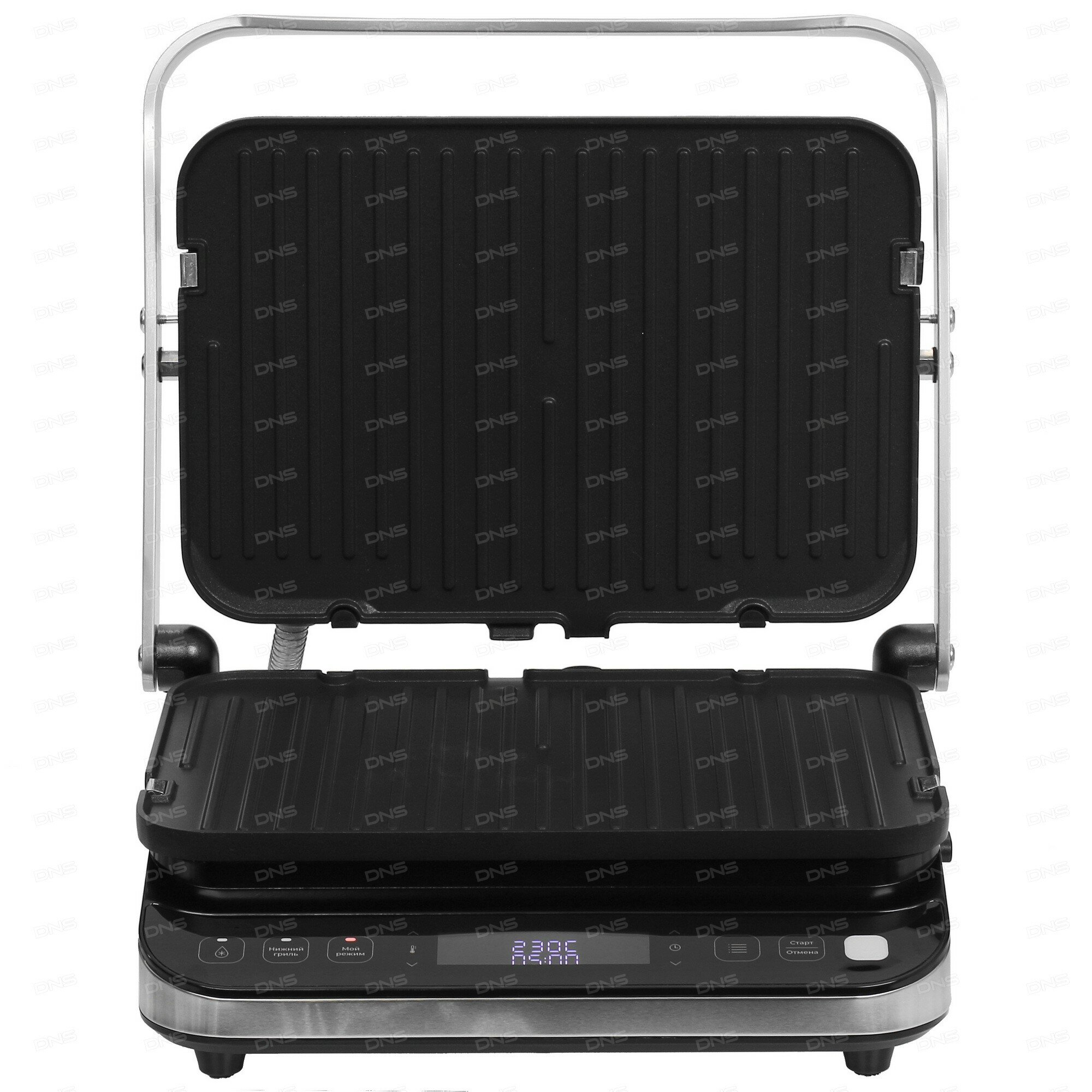 Гриль DEXP GRL-2062, мощность 2000 Вт, комбинированный корпус — фото 1