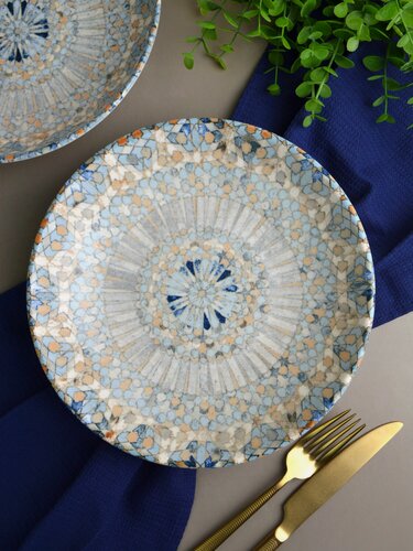 Изображение товара Набор глубоких тарелок 2 шт, диаметр 23 см, 1000 мл, Bonna Mosaic