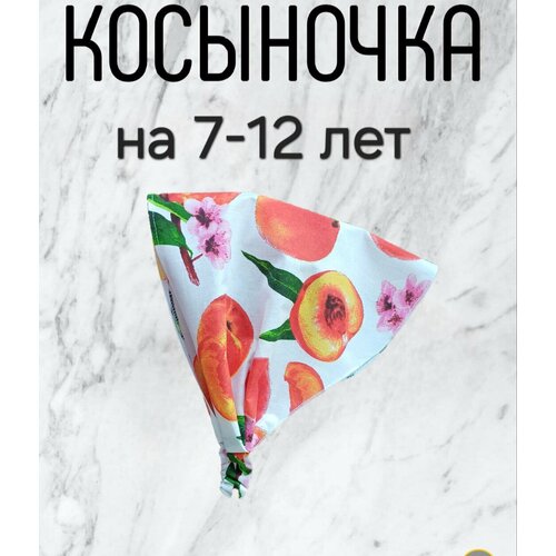 фото Косынка "лету декор", хлопок, ручная работа, для девочки, 7-12 лет