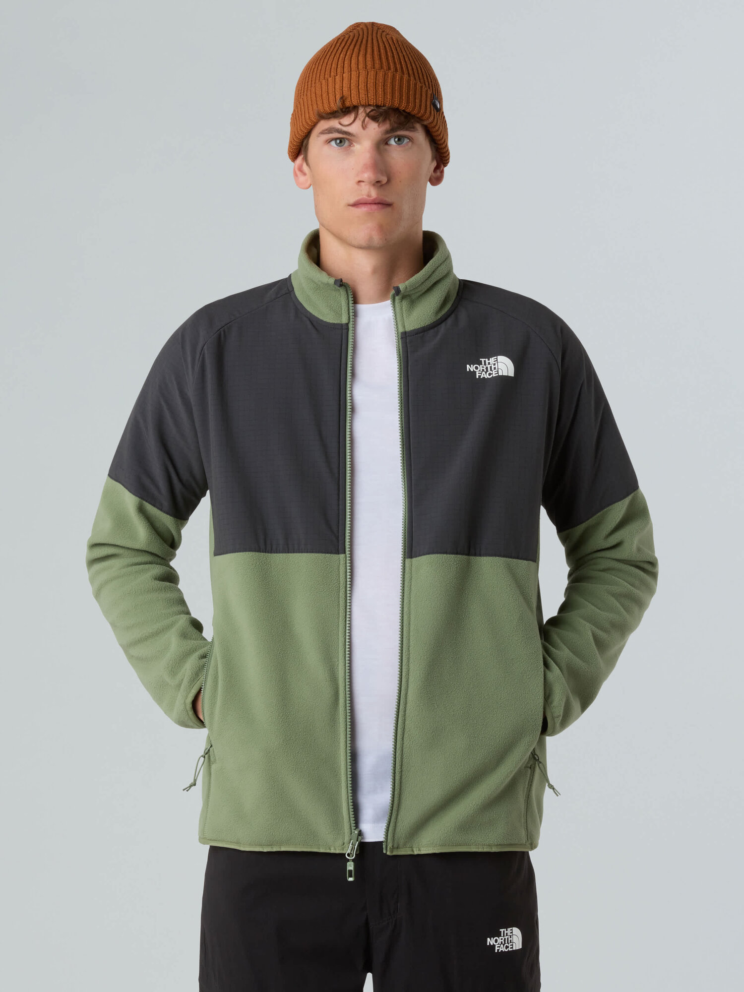 Толстовка спортивная The North Face, размер M, , зеленый — фото 1