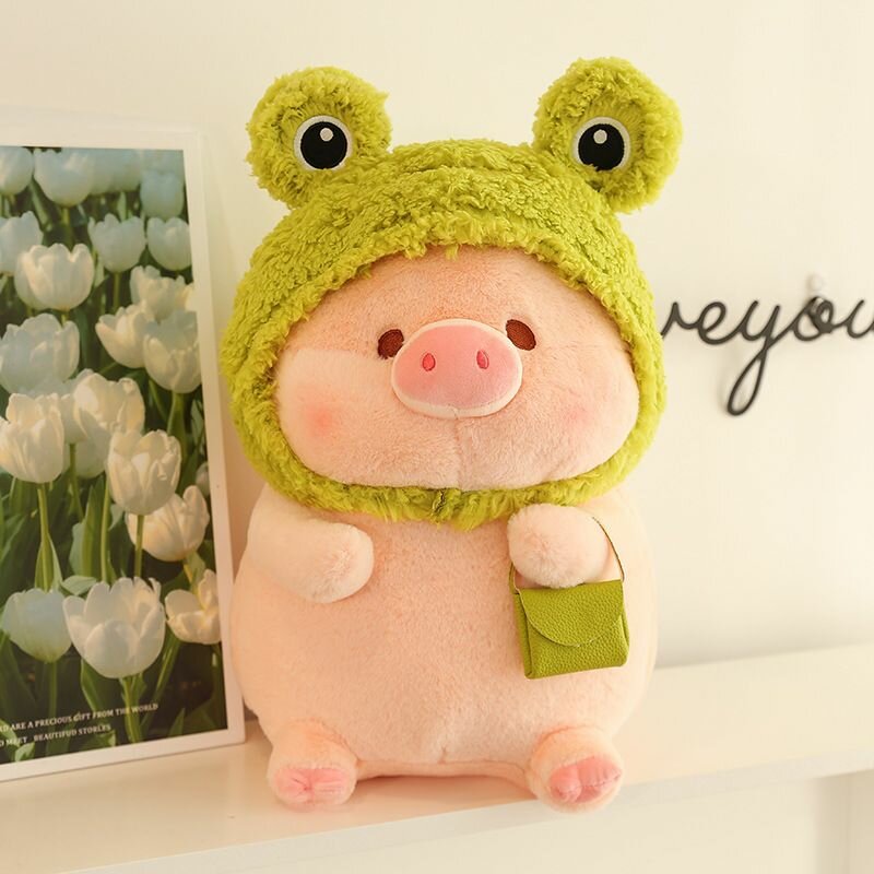 40 см Lulu Pig Plush Toy, фаршированная кукла для животных
