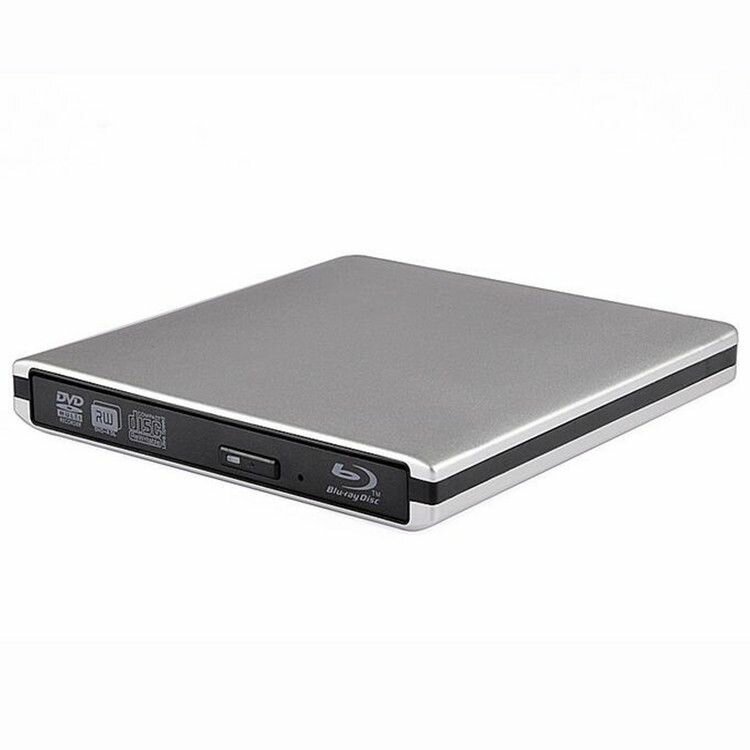 Алюминиевый внешний Blu-ray привод USB 3.0 BD-ROM красный