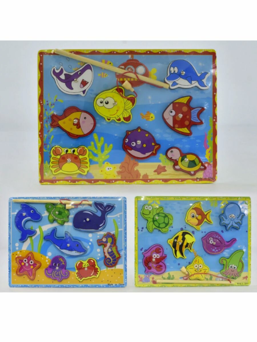 Развивающая игра Рыбалка пазл для малышей — фото 1