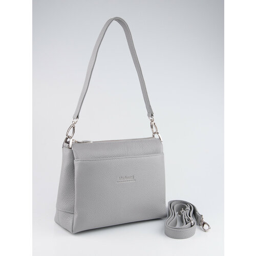 Сумка саквояж Franchesco Mariscotti фактура зернистая матовая коричневый 15893₽