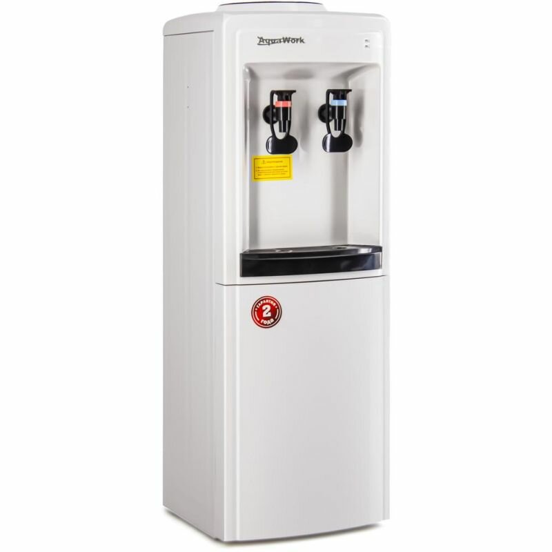 Кулер для воды Aqua Work 0.8LKR бело-черный