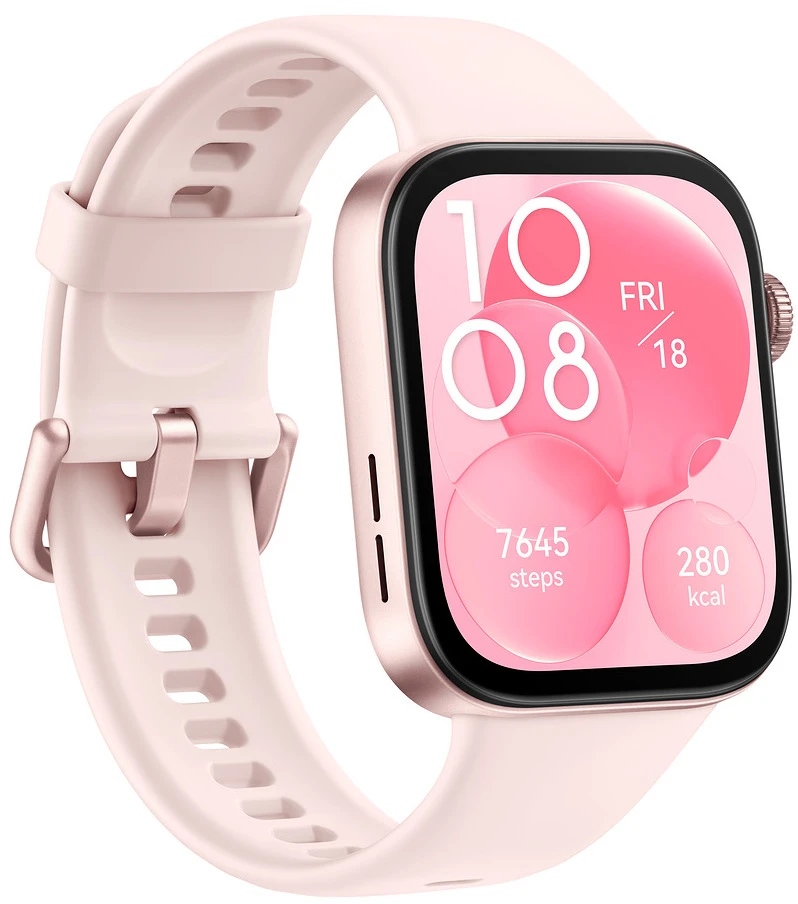 Умные часы Huawei Watch Fit 3, Pink (slo-b19), AMOLED, Розовый