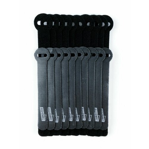 Хомут стяжка на липучке для кабеля 20шт (100х12мм. - 10шт. и 150х15мм - 10шт. )