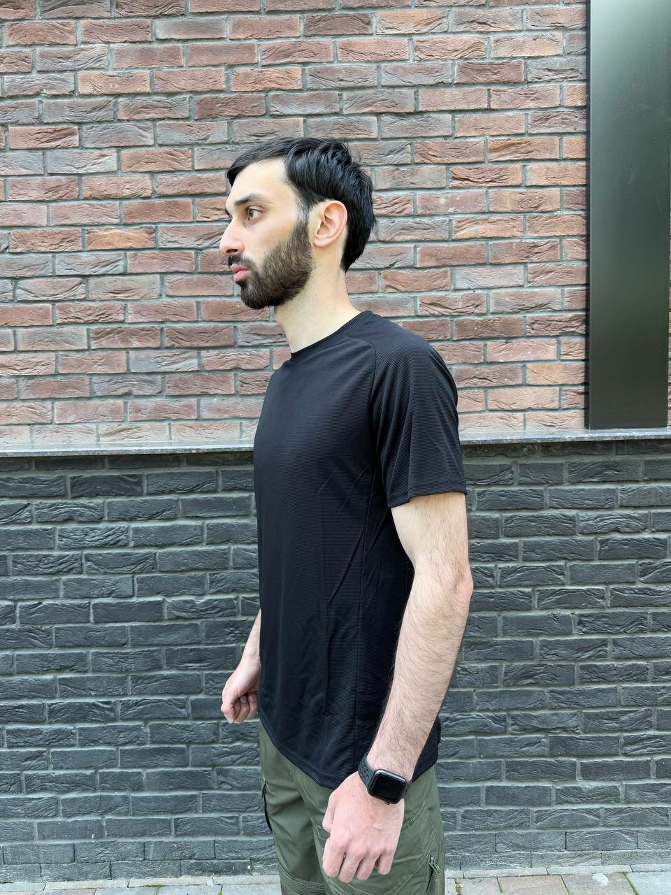 Футболка спортивная ГОРЕЦ, размер S, чёрный — фото 1