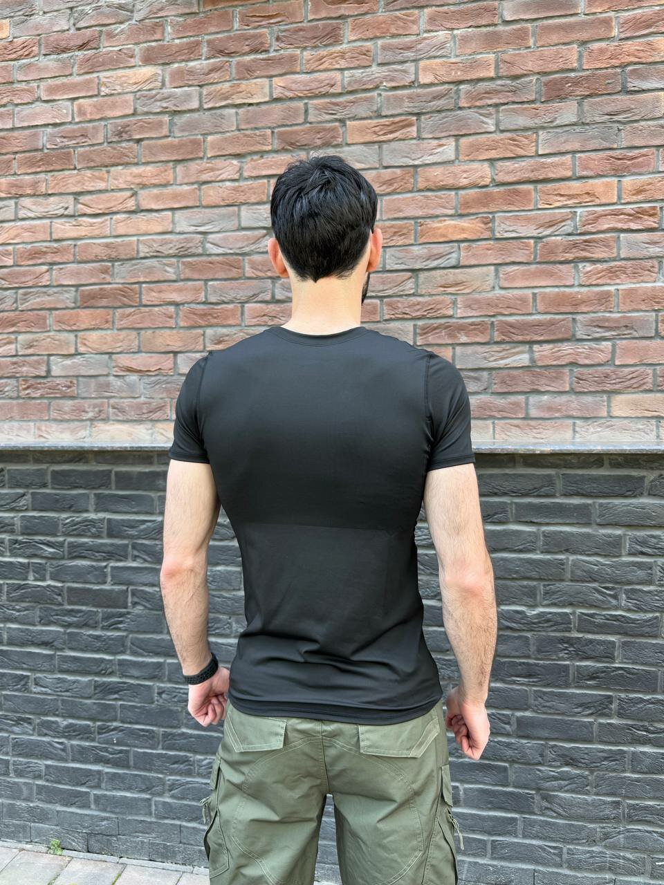 Футболка спортивная ГОРЕЦ, размер M, чёрный — фото 1