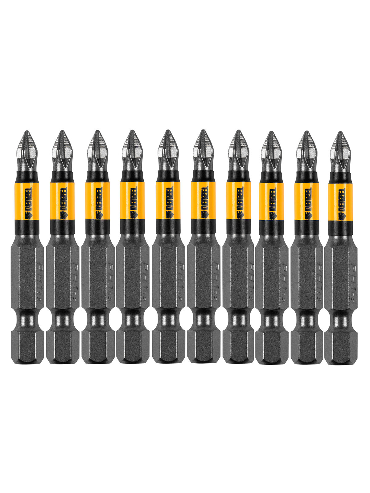 Набор бит Denzel PH1х50 сталь S2 круглый профиль 10 шт 11648