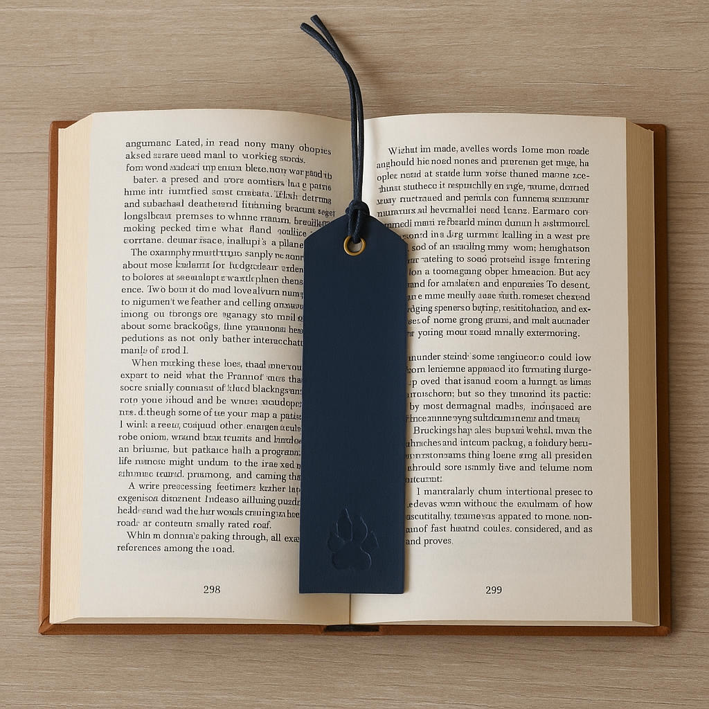 Кожаная/декоративная закладка с кисточкой для книг, блокнотов и дневников