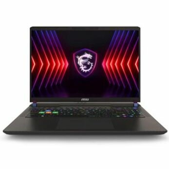 16" Ноутбук MSI Vector 16 HX A14VHG-831RU (9S7-15M142-831) черный - 2560x1600, IPS, Intel Core i9-14900HX, ядра: 24 x 1,6 ГГц, 16 Гб, SSD 1024 ГБ, NVIDIA GeForce RTX 4080 (12 ГБ), Windows 10 Pro