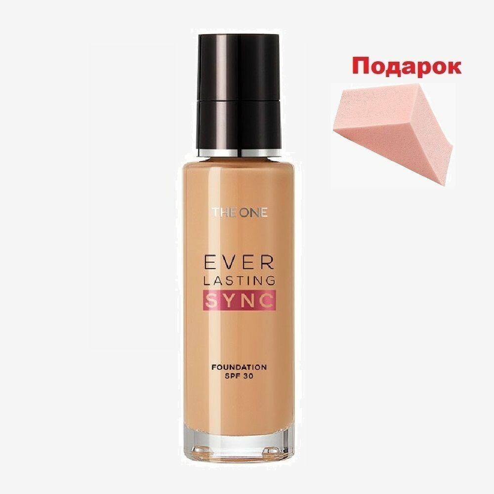 Адаптивная матовая тональная основа THE ONE Everlasting Sync SPF 10, цвет: Слоновая Кость, 30 мл (код 42128)