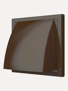 Изображение товара Выход стенной КФВ фланец D125 обр. клапан 150х150 ASA Brown ERA