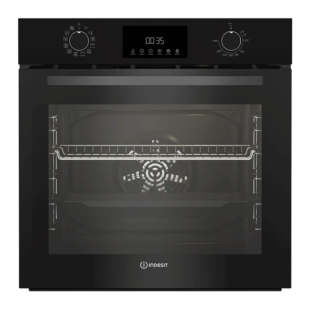 Духовой шкаф Indesit IBFTE 3844 J BL, электрический, встраиваемый