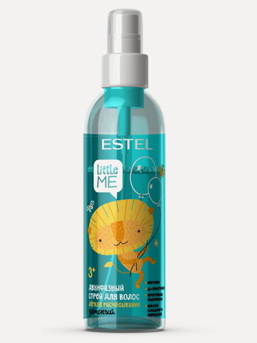 Изображение товара Двухфазный спрей для волос детский ESTEL PROFESSIONAL Little Me блеск и легкое расчесывание 200 мл