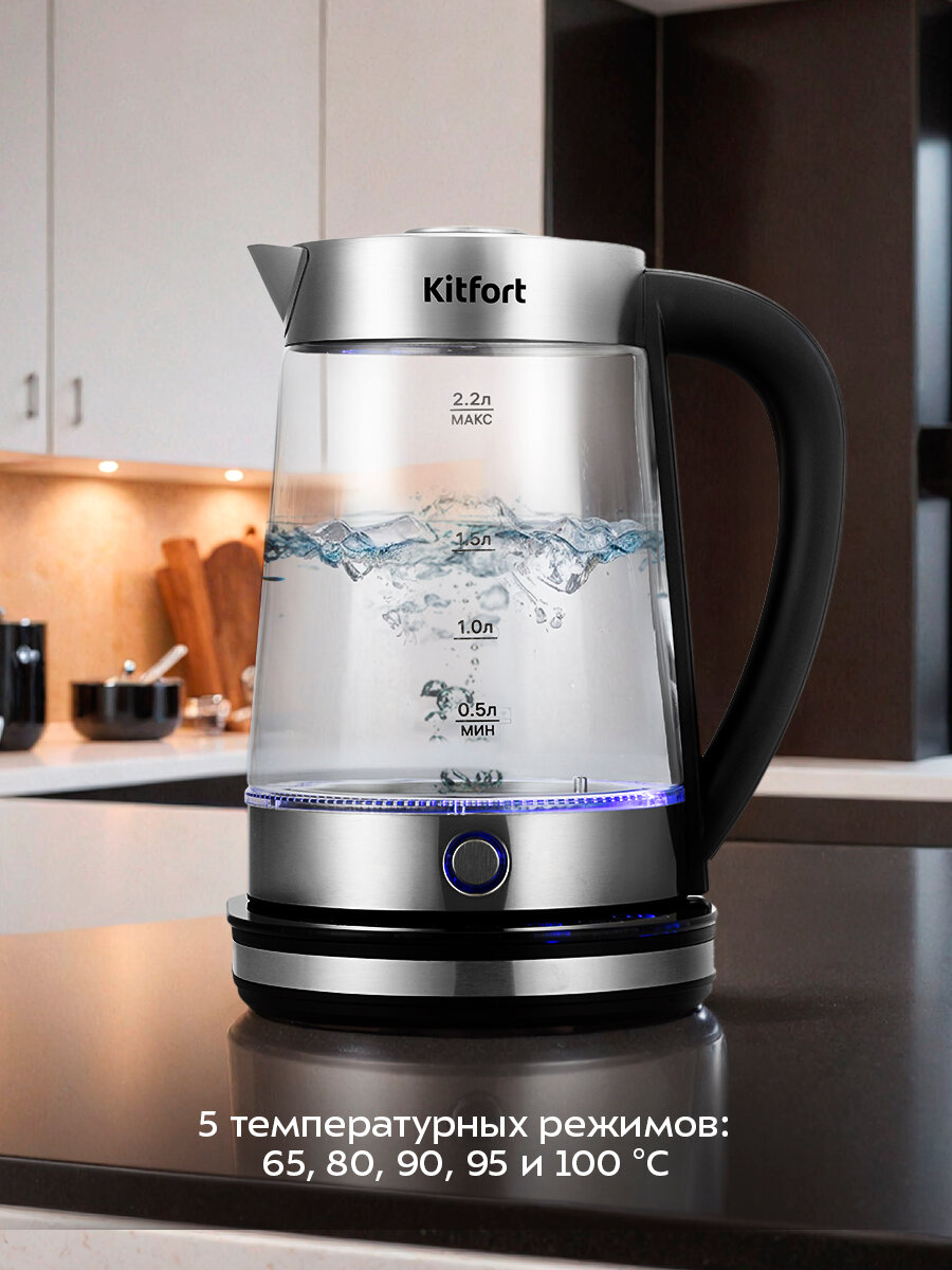 Чайник Kitfort КТ-6764 — фото 1