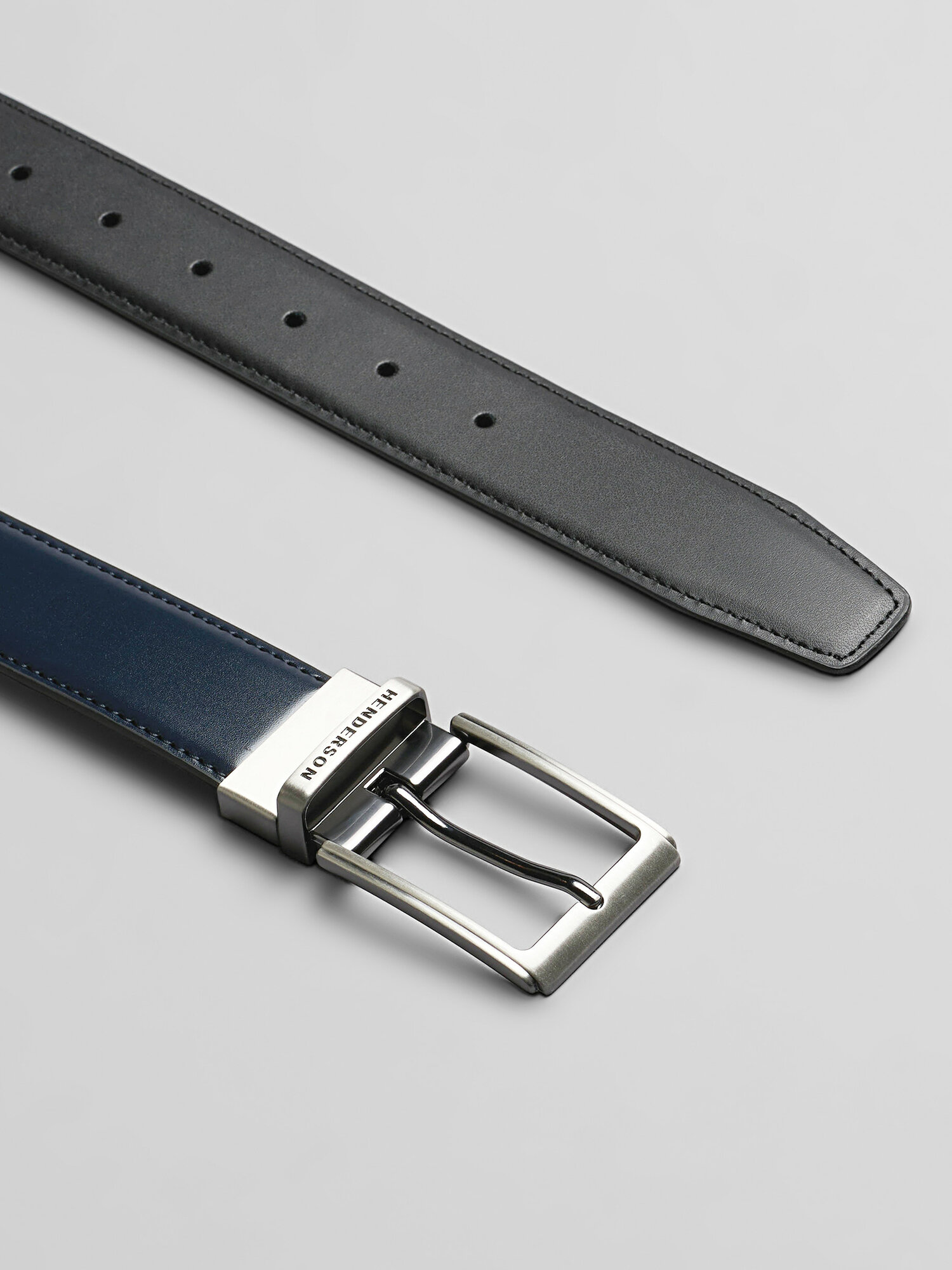 Ремень HENDERSON для мужчин, размер 115, синий — фото 1