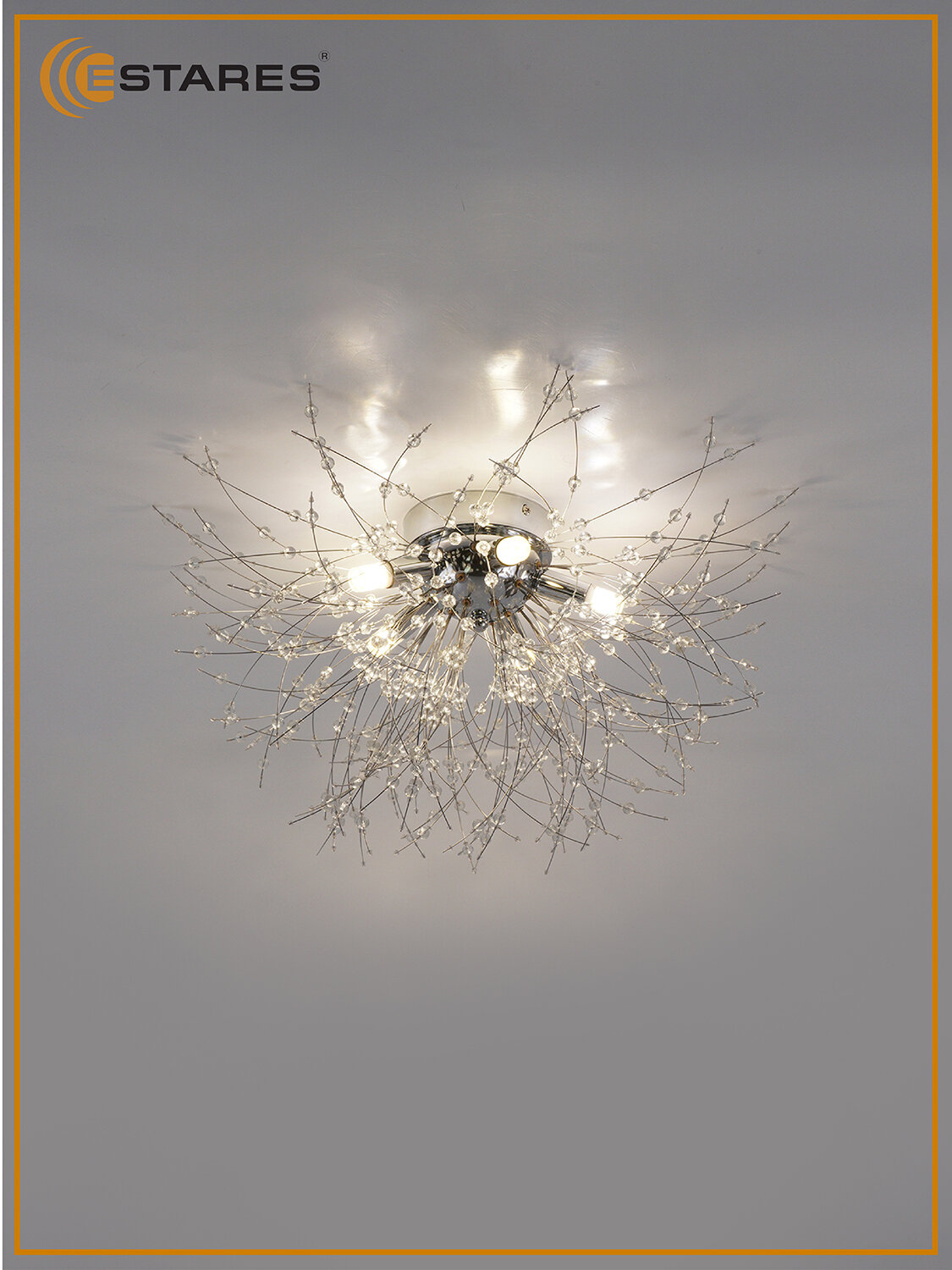 Люстра NOVELLA C 5XG9 R-500X280-CHROME/CRYSTAL-220-IP20