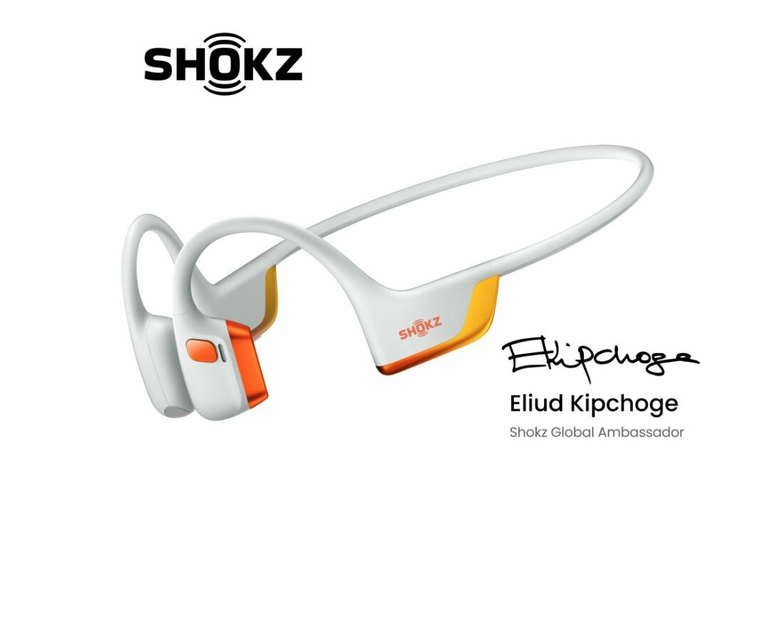 Беспроводные костные наушники SHOKZ OpenRun Pro 2 S820, оранжево-белый