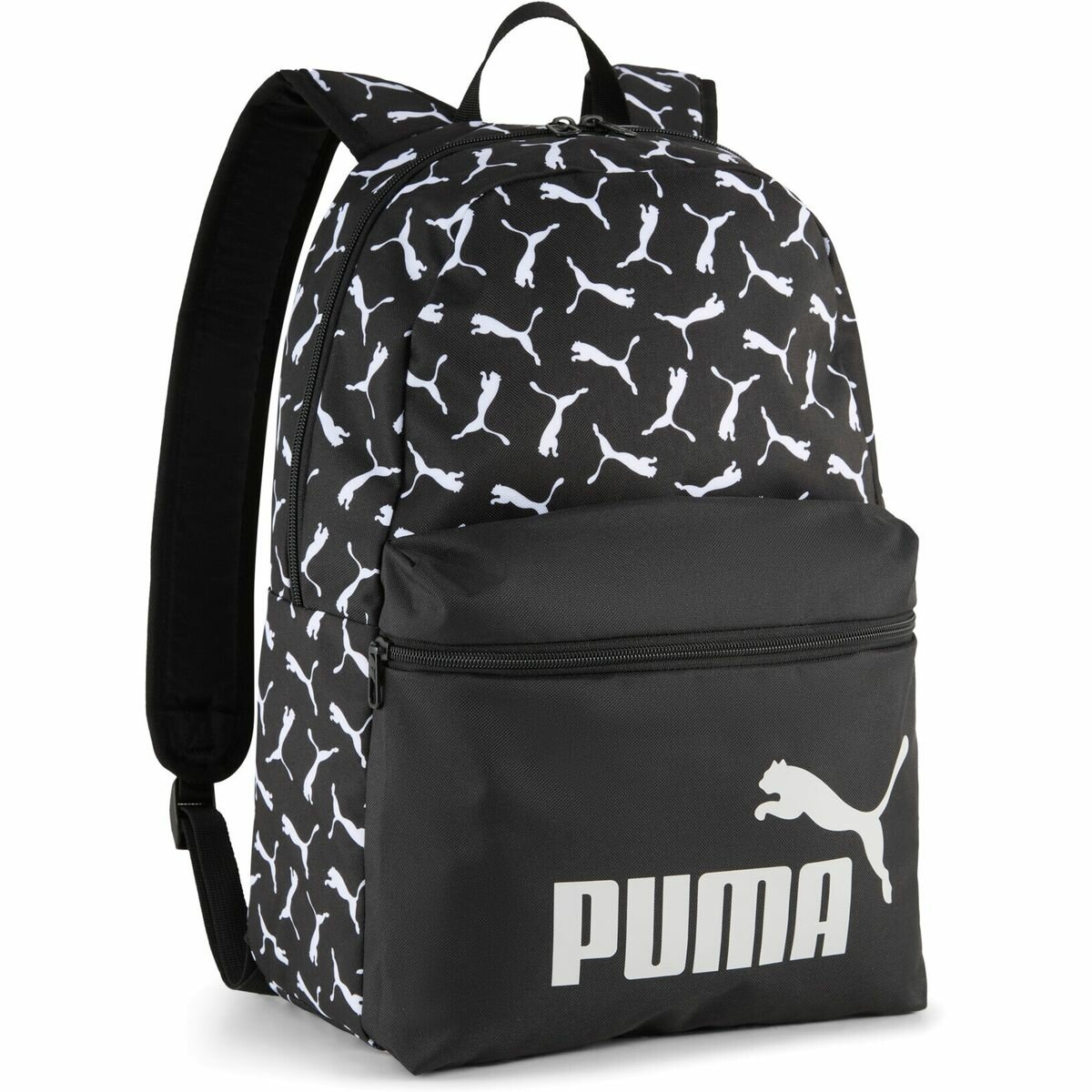 Рюкзак Puma PHASE AOP Backpack черный 44х30х14