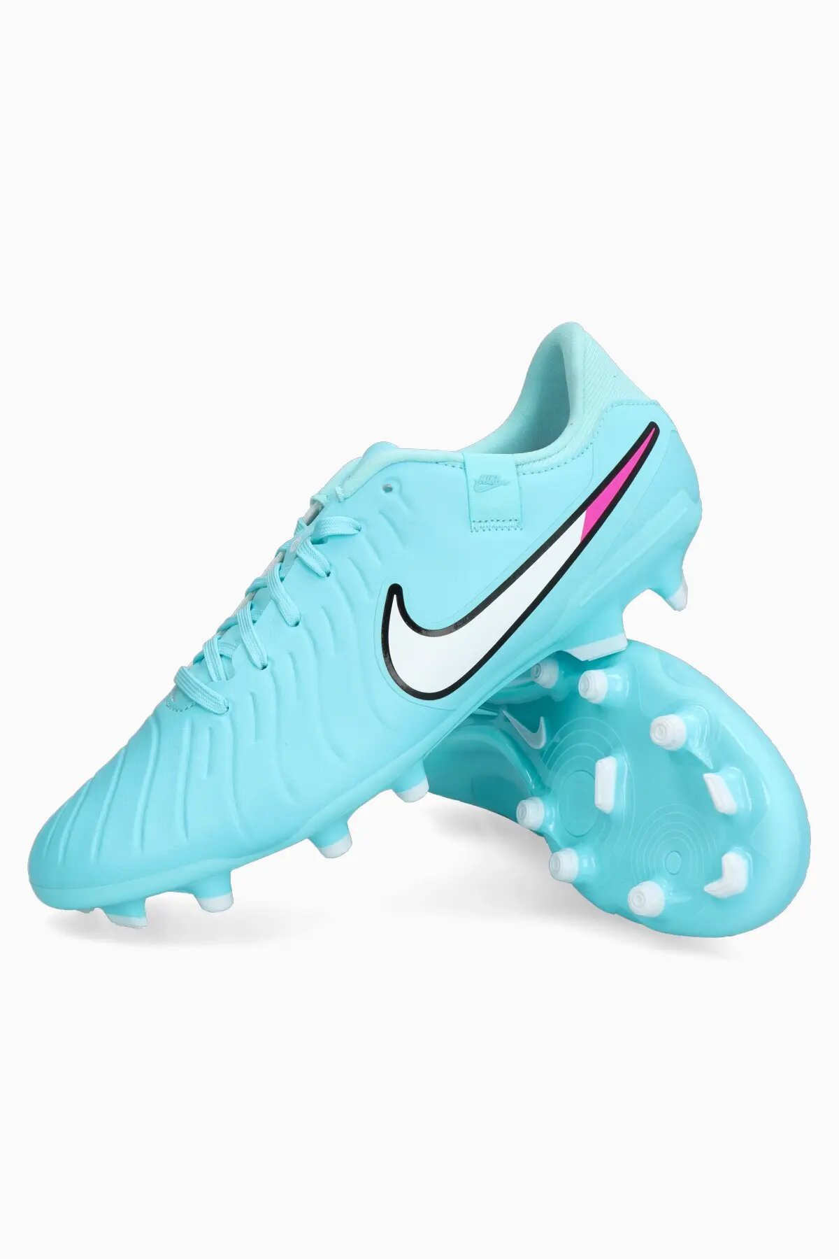 Бутсы NIKE, размер 41, голубой,