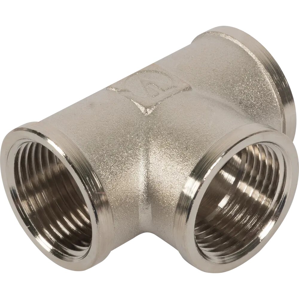 Тройник Valtec 1"x1"x1" ВР латунь VT0130N