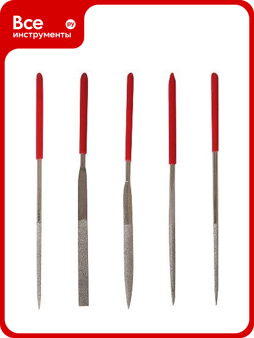 Набор надфилей с алмазным покрытием PARK 5 шт. 109367