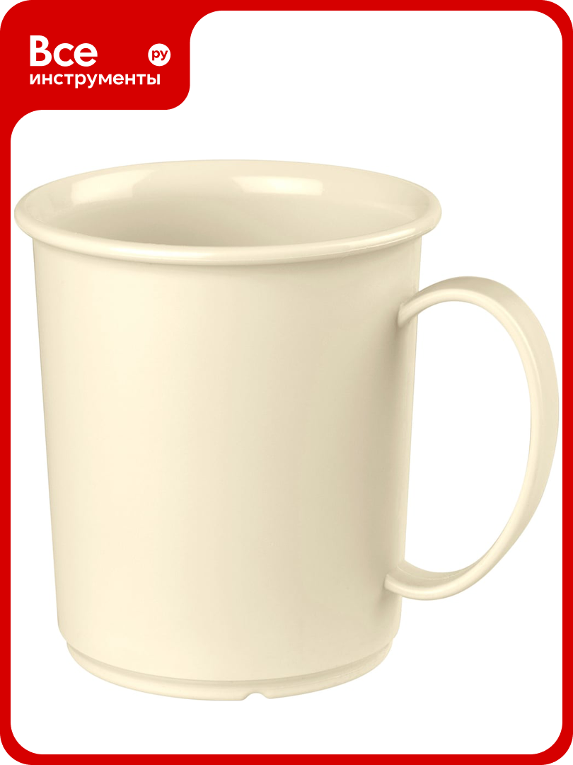 Детская кружка Пластишка 0 18 л  бежевый 431344007