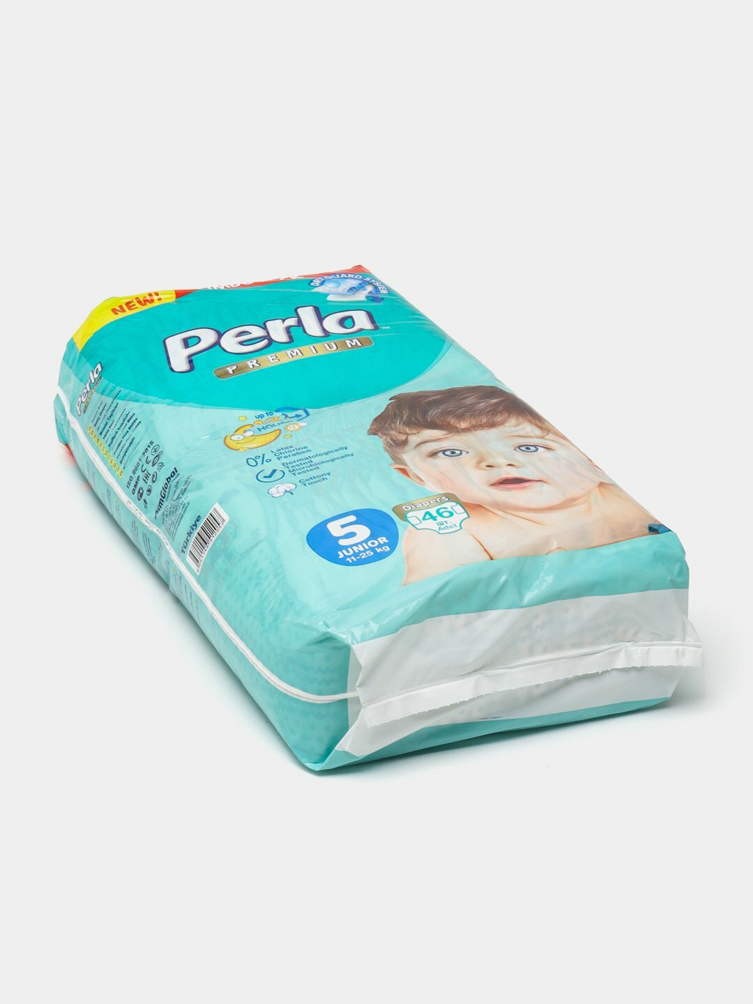 Подгузники Perla Premium, система Dry Guard, до 12 ч сухости