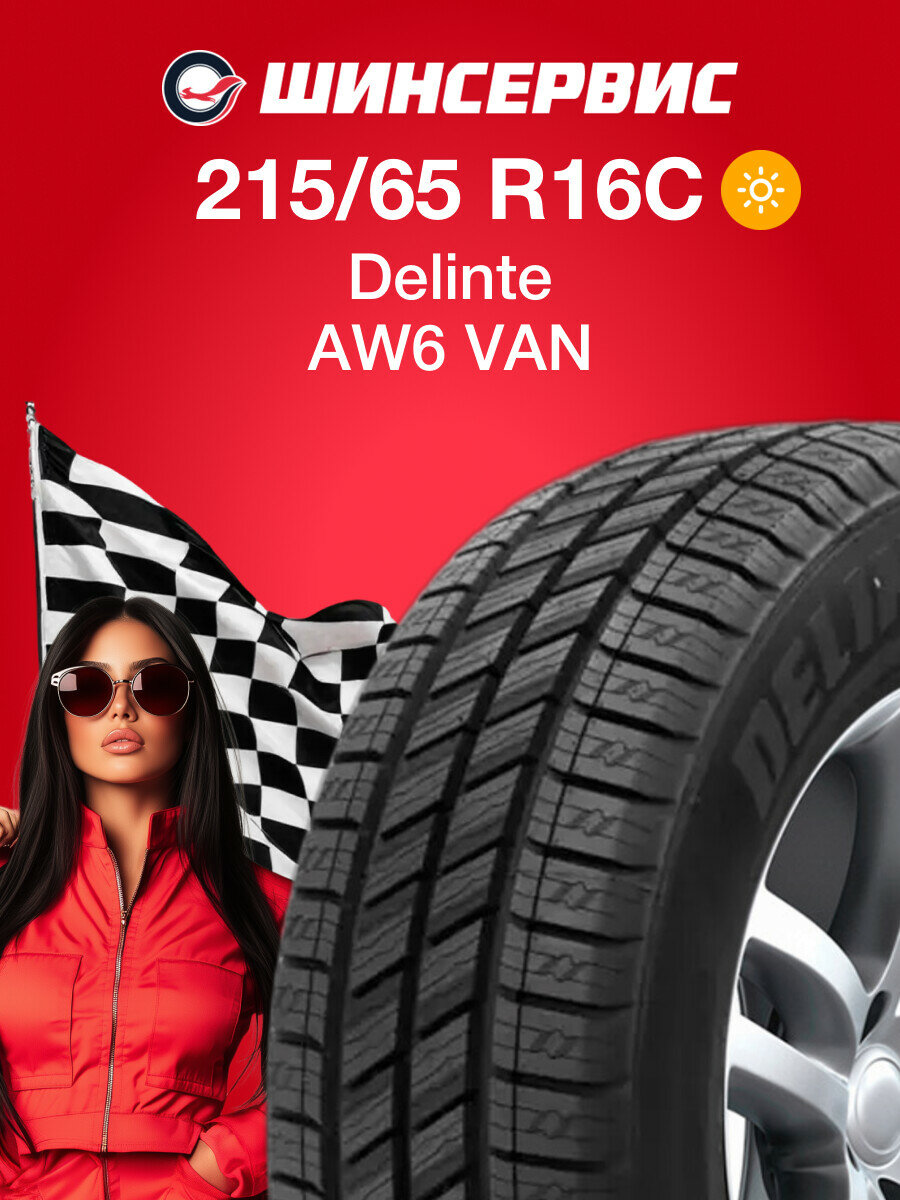 Зимняя нешипованная шина Delinte AW6 VAN 215/65 R16C 109/107T