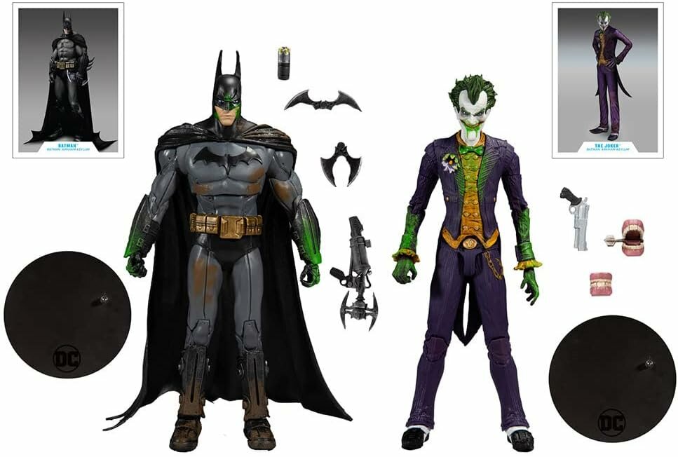 McFarlane DC Comics — Набор фигурок Batman vs Joker (Arkham Asylum)