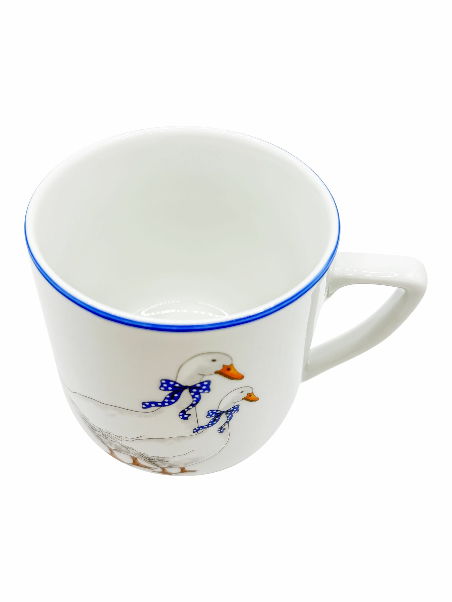 Кружка "Гуси Petka" Dubi, высококачественный фарфор, для детей, 400мл — фото 1
