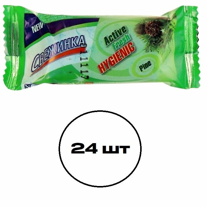Запасной туалетный блок Свежинка аромат Лес  24уп по 30гр 