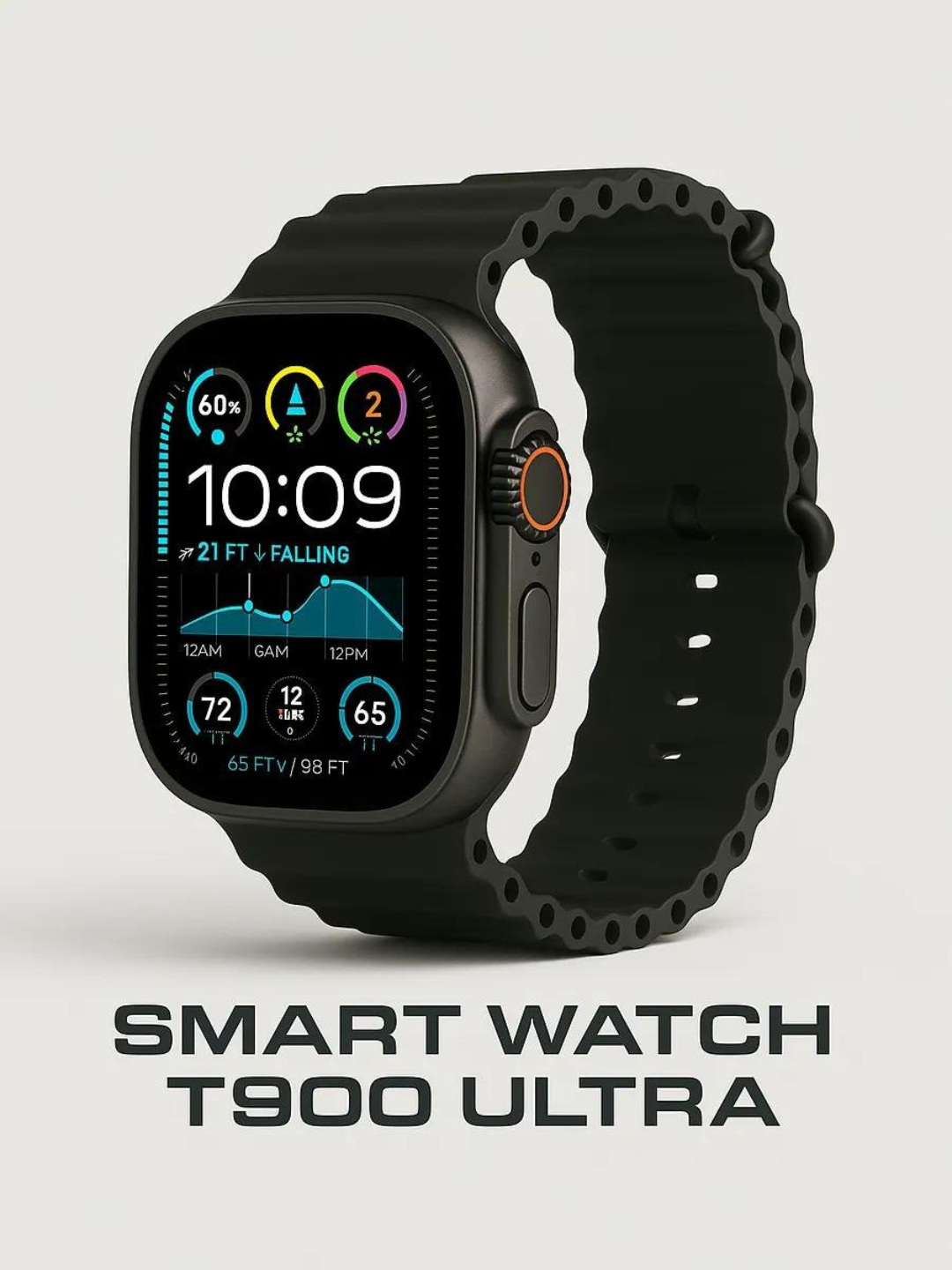 Умные часы Smart Watch T900 Ultra, T900 Pro Max, с беспроводной зарядкой, 49 мм