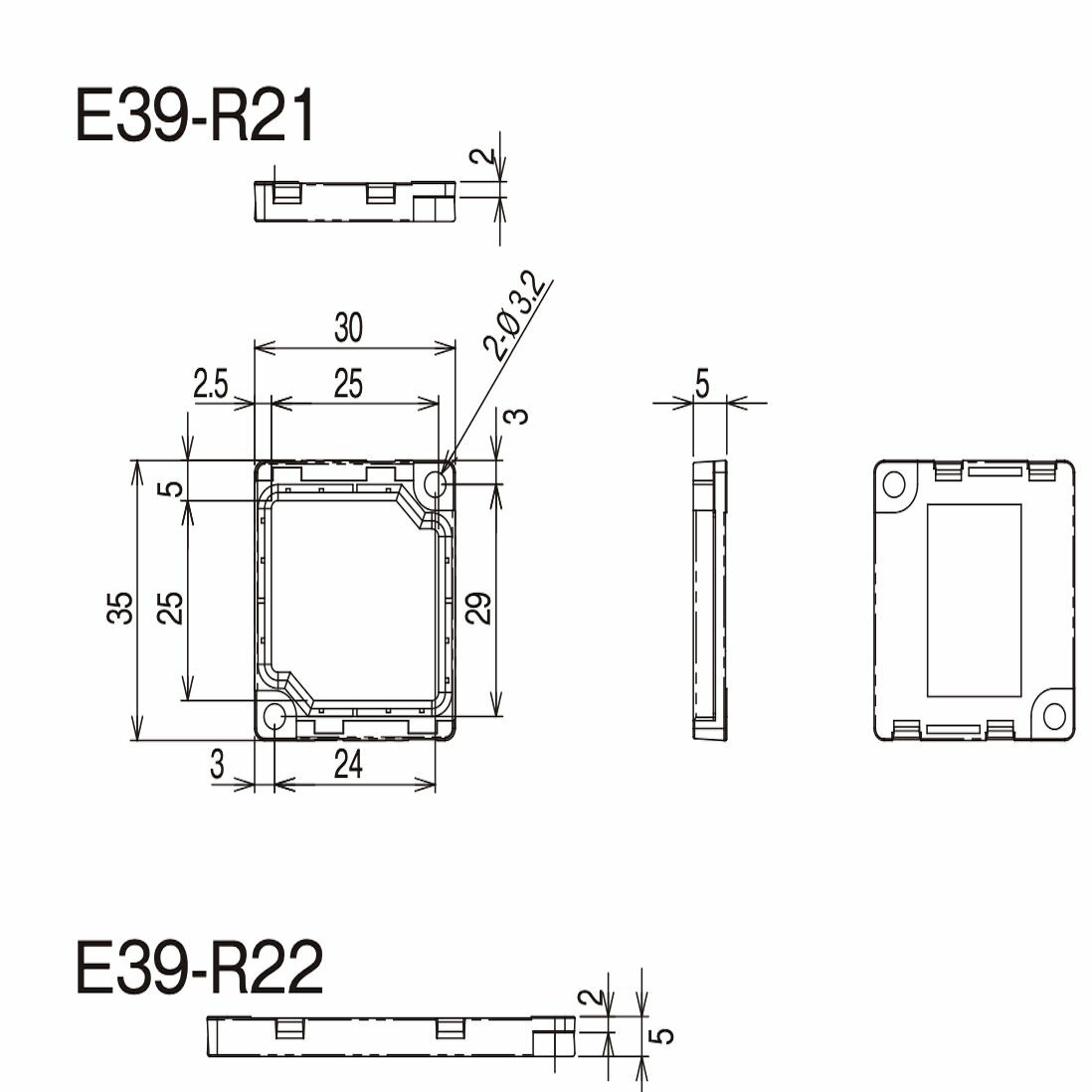 Рефлектор, пластик, 35x30, с отражающ/микроячейками — фото 1