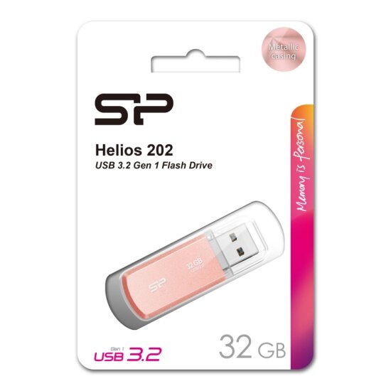 USB флешка Silicon Power 32Gb Helios 202 pink USB 3.2 Gen 1 (USB 3.0)