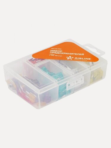 Изображение товара Предохранители "мини" в пласт. коробке (180 шт. 5-35А) (AFU-M-P510) AFUMP510