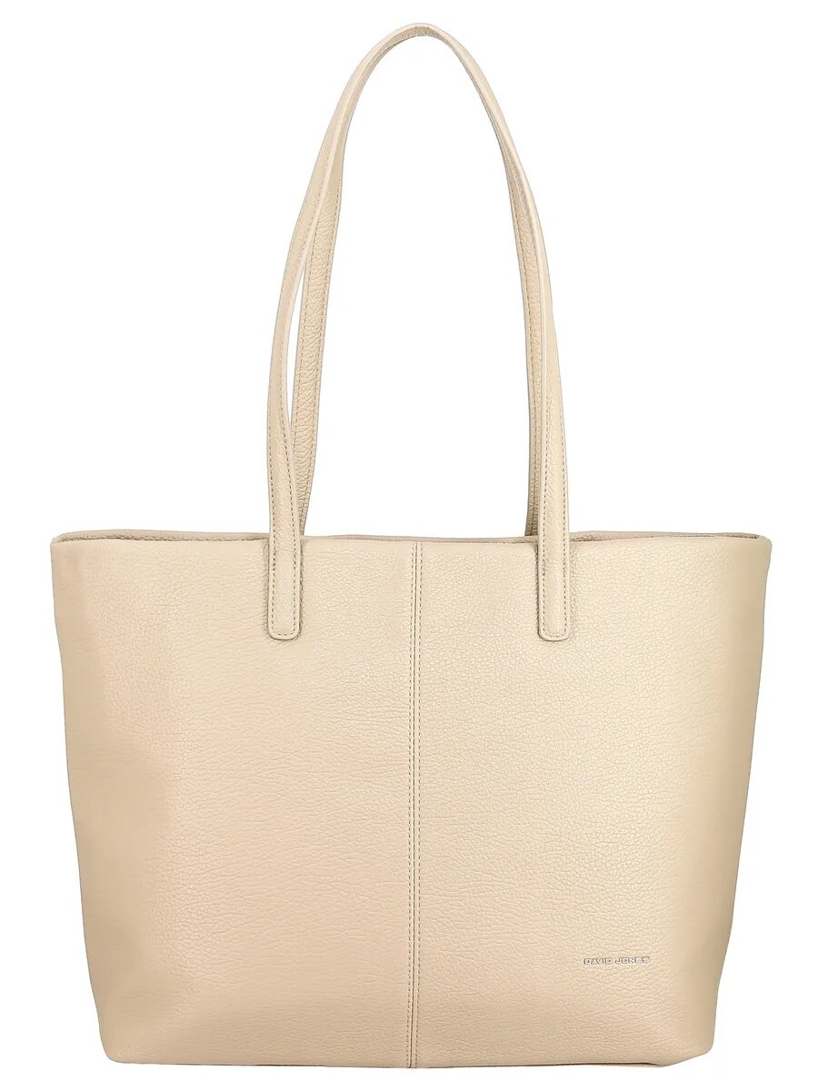 Сумка тоут DAVID JONES, бежевый — фото 1