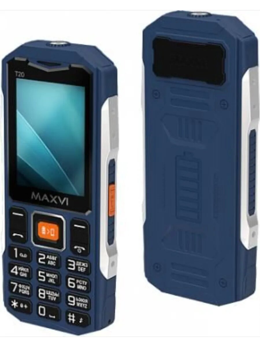 Телефон мобильный T20 Blue 2 SIM 32Мб Синий