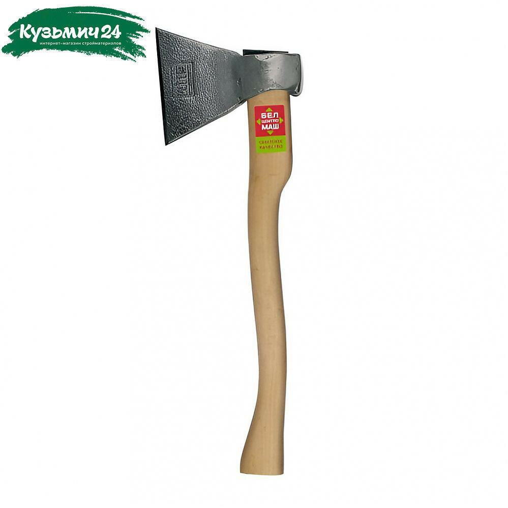 Топор БЦМ 2108  с деревянной рукояткой и стальной рабочей частью  800 г