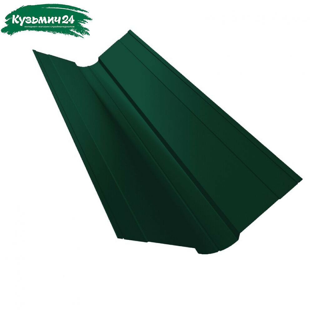 Планка ендовы верхняя темно-зеленая