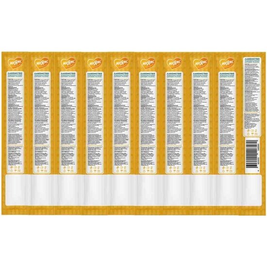 Картинки Лакомство для кошек Мнямс лакомые палочки для кошек из цыпленка и печени 10х5 г