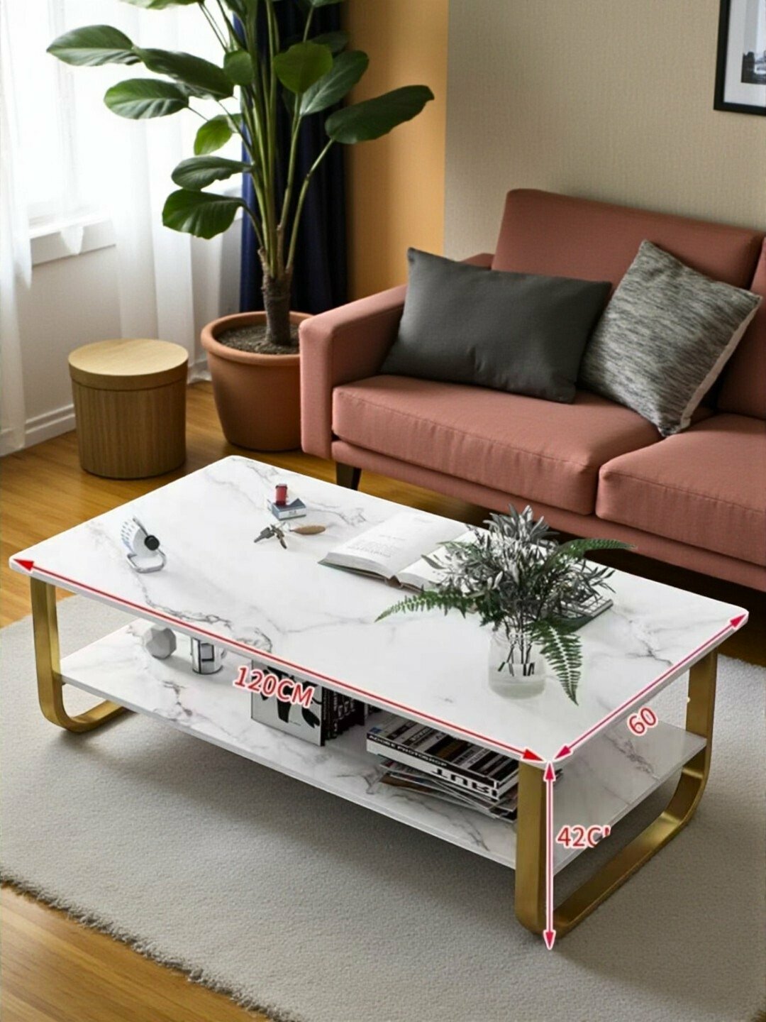 Комнатный журнальный стол, кофейный, складной, минималистичный, обеденный журнальный столик