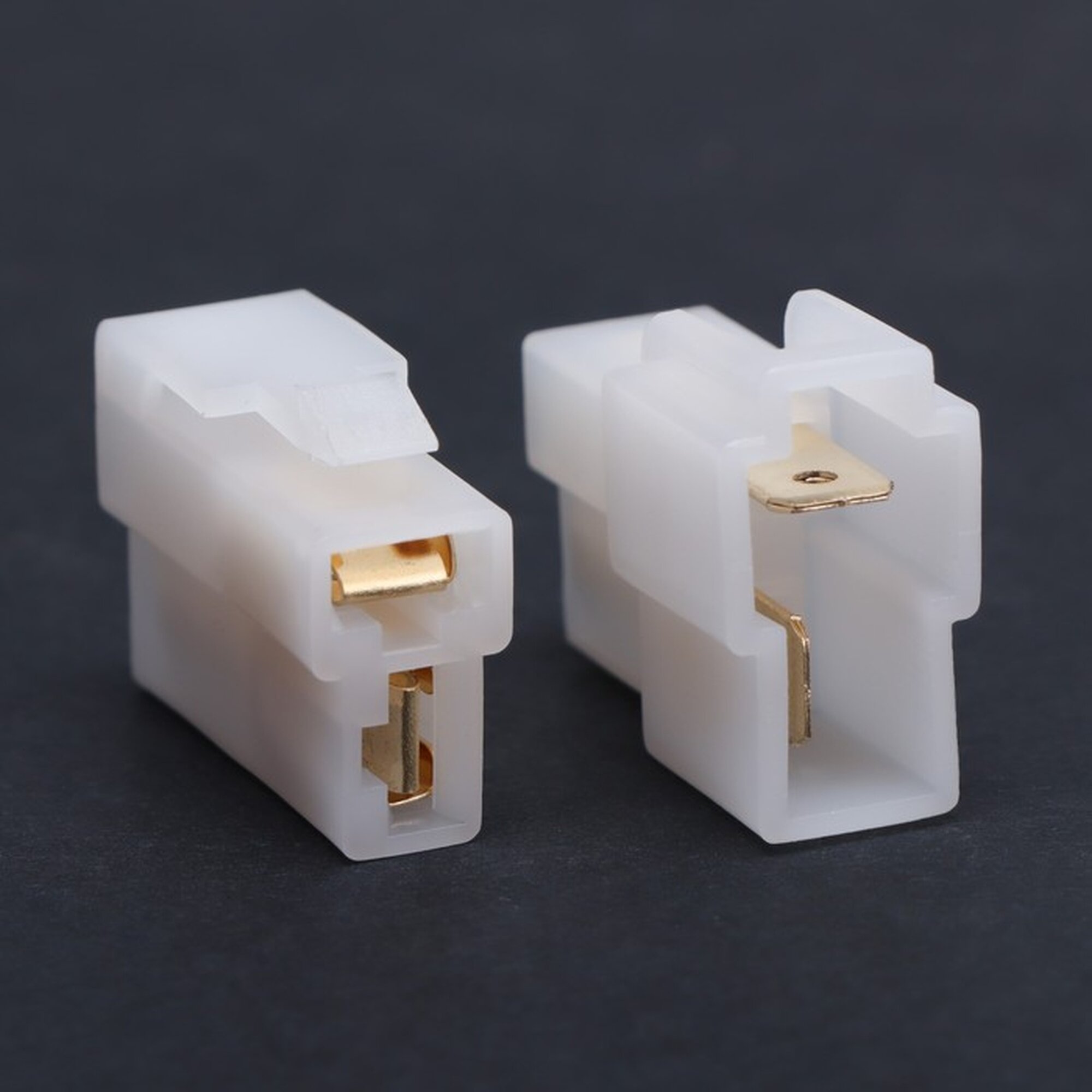 Разъем автомобильный штекер-гнездо DJ7021-6.3-11/21 2 контакта набор 10 шт