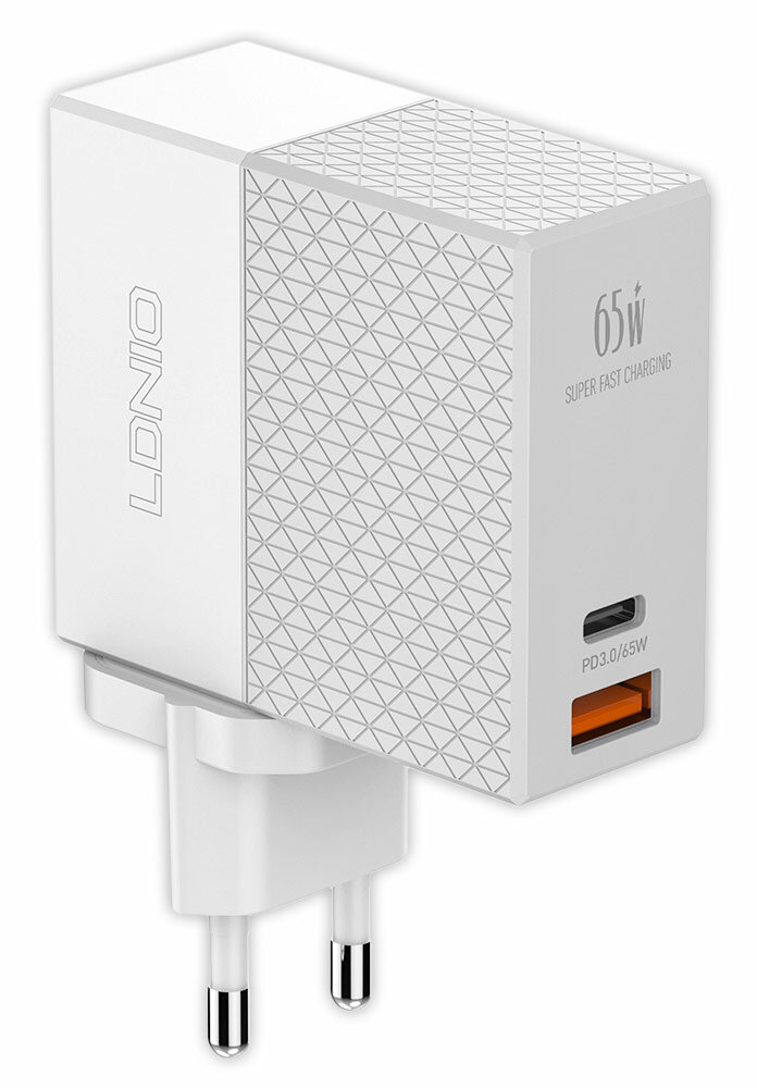 Зарядное устройство LDNIO A2620C PD+QC3.0 Type-C кабель Type-C — фото 1