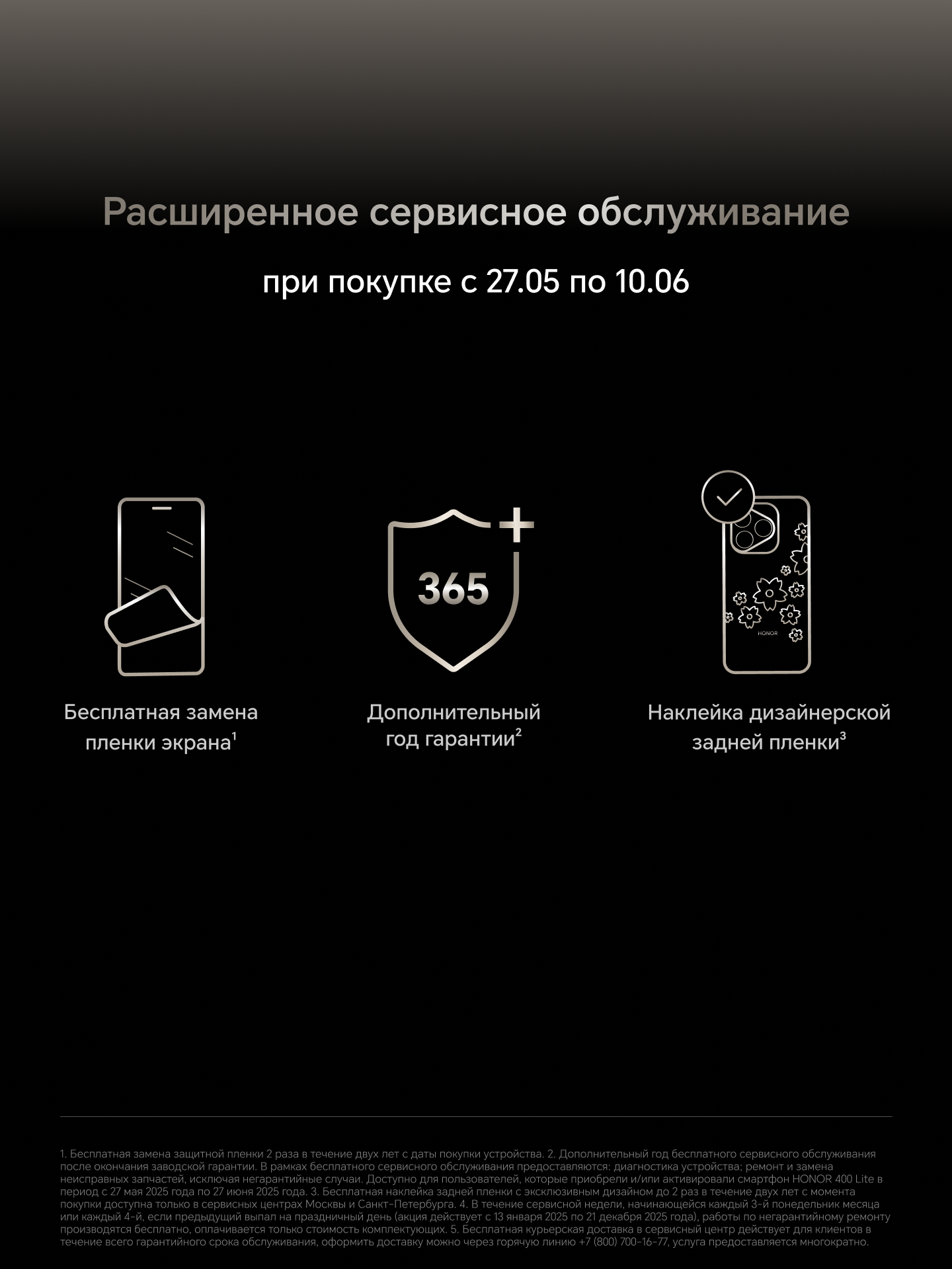 Смартфон HONOR 400 Lite + наушники 8/256 ГБ Global для РФ, Dual nano SIM, черный — фото 1