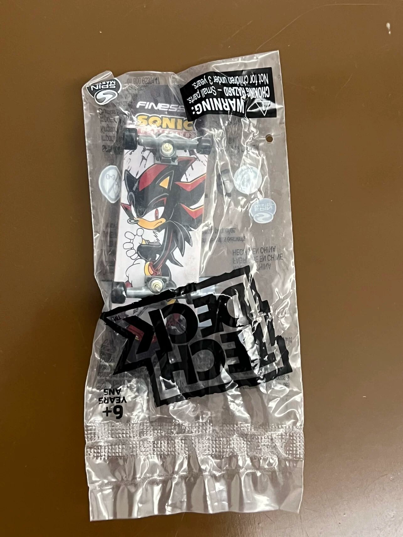 Sonic Limited Edition Fingerboard Style 4 - Tech Deck, эксклюзивный дизайн